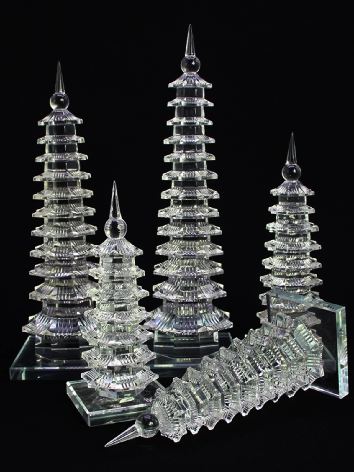 Feng Shui Crystal Pagoda Ornament