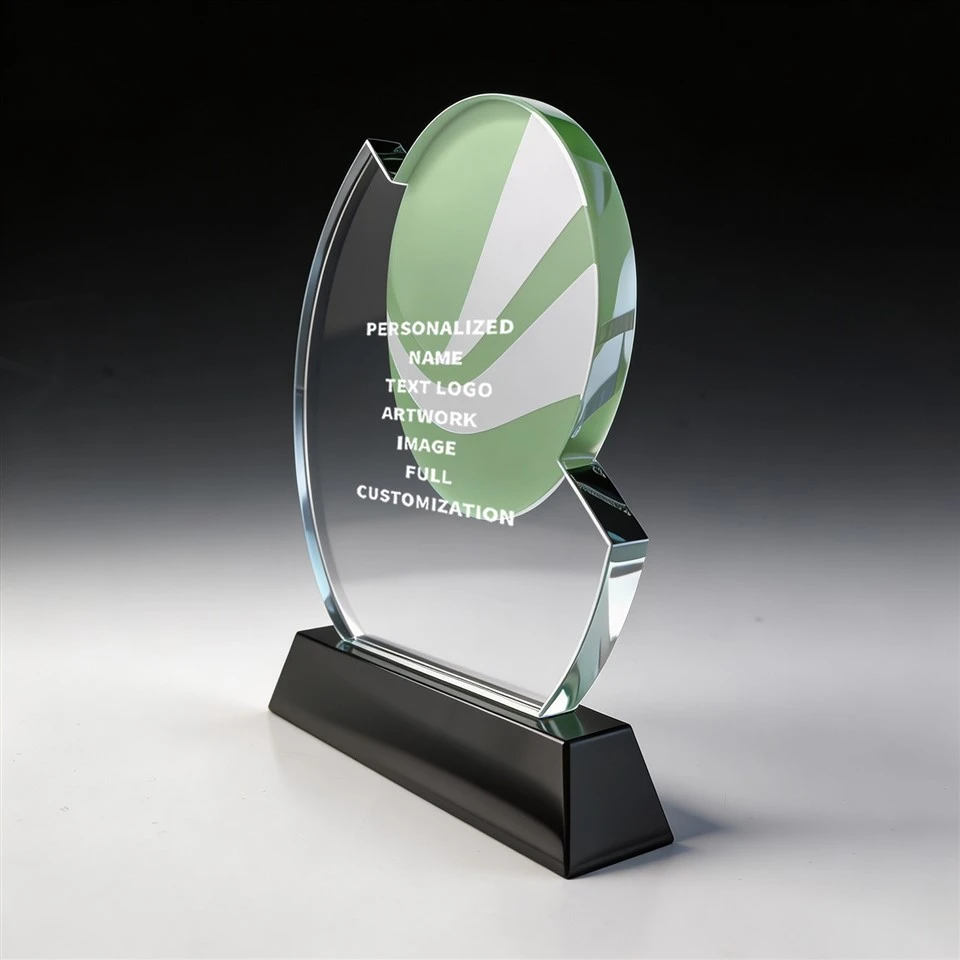 Pie Chart Crystal Trophy factory